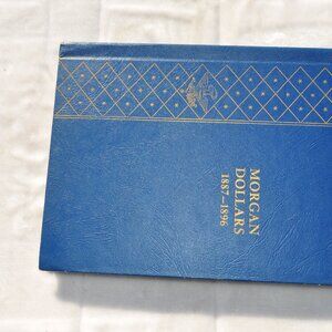Whitman Coin Album Morgan Dollars Coin hard cover book vintage Collectible